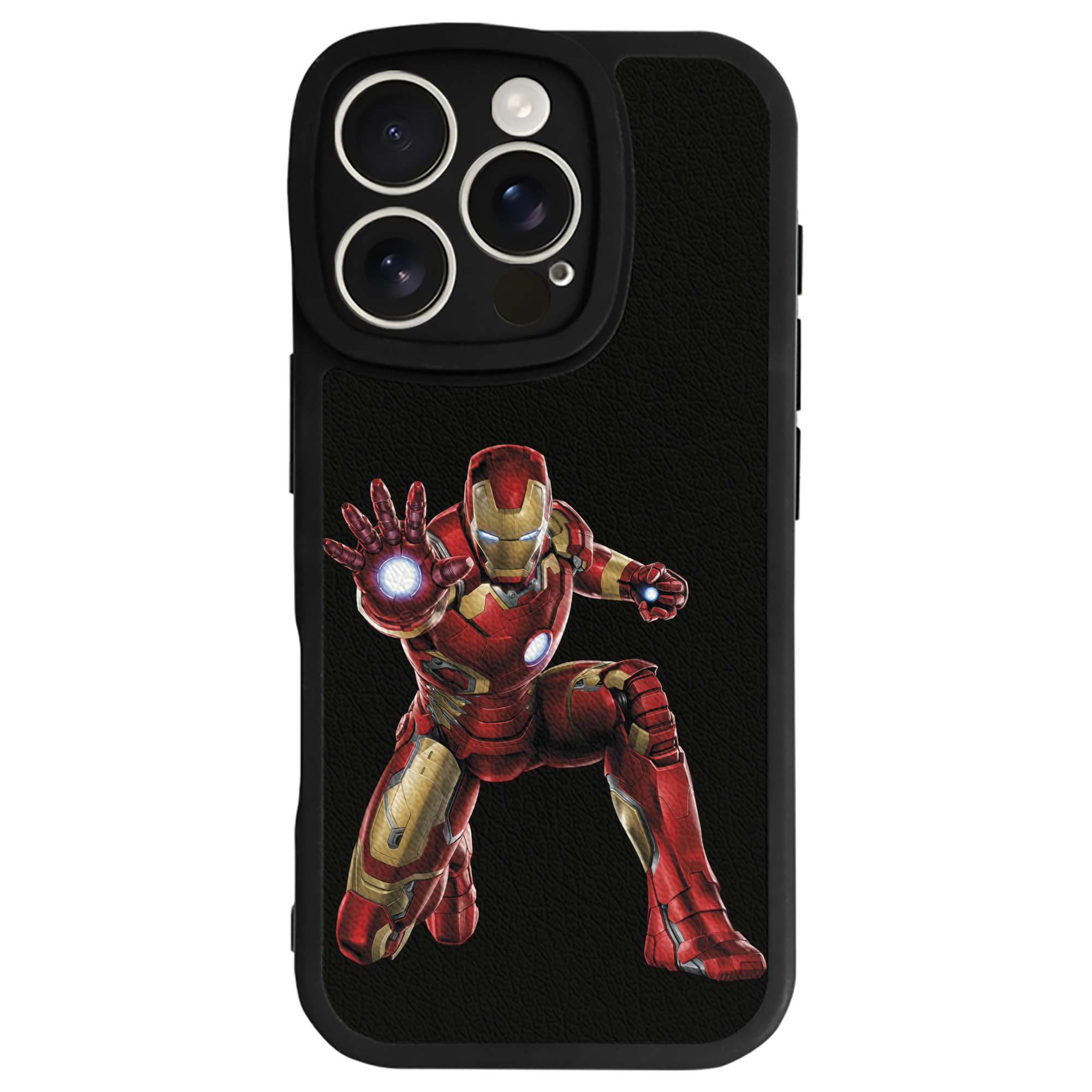 （画像用） アベンジャーズ The Avengers 【iPhone 16シリーズ対応】シリコンスマホケース（レザー調） 材質：シリコン